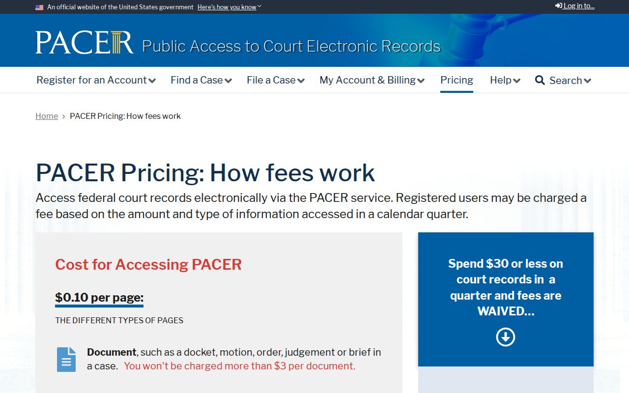 Okfuskee County most wanted list PACER federal access
